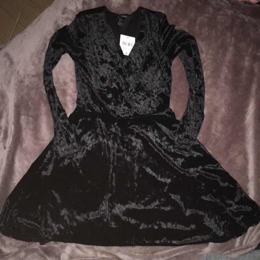 black velvet dress
